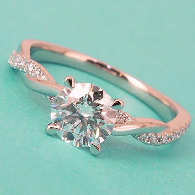 Vintage Verlobungsring 1Karat