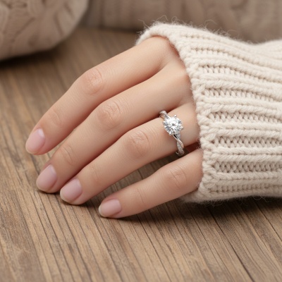 Vintage Verlobungsring 1Karat